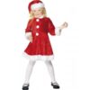 Mini Miss Santa Costume uk