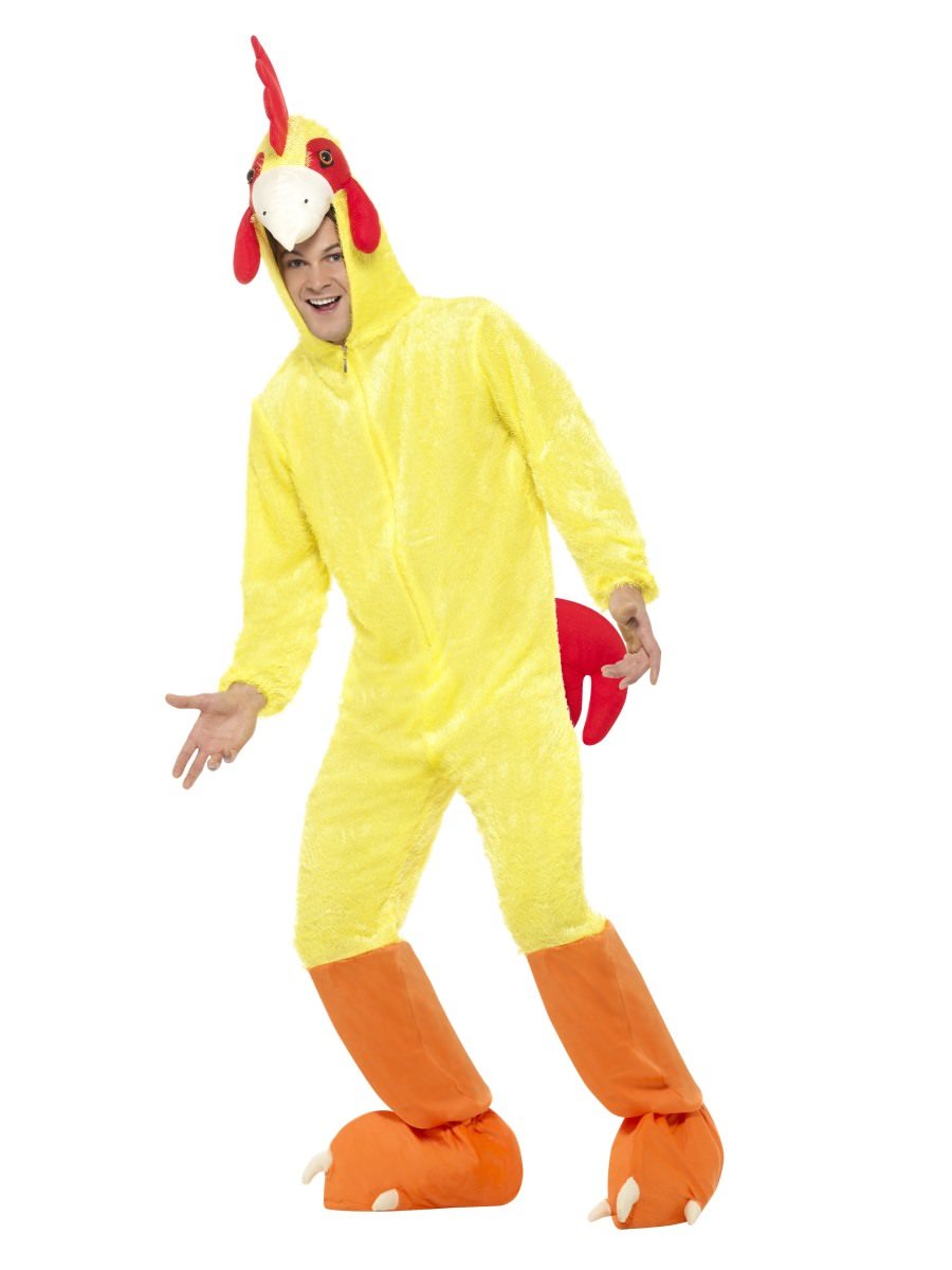 Chicken Costume With Hood Fancy Dress Town Superheroes And Halloween Costumes Wigs Masks