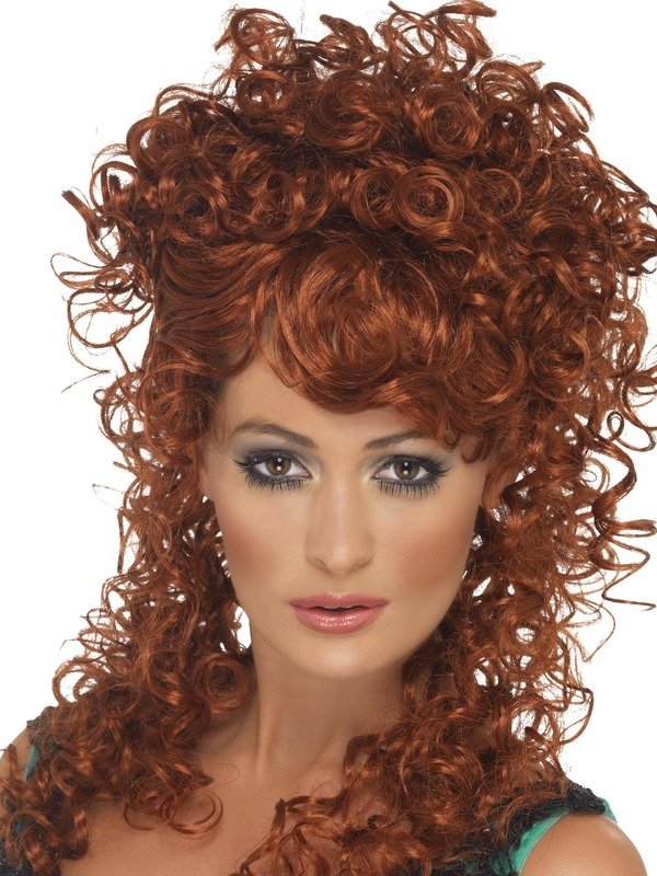 Saloon Girl Wig Fancy Dress Town, Superheroes & Halloween Costumes, Wigs, Masks, Hats & Party