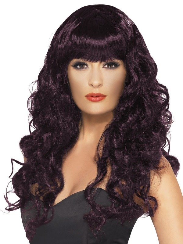 Siren Wig, Plum Fancy Dress Town, Superheroes & Halloween Costumes