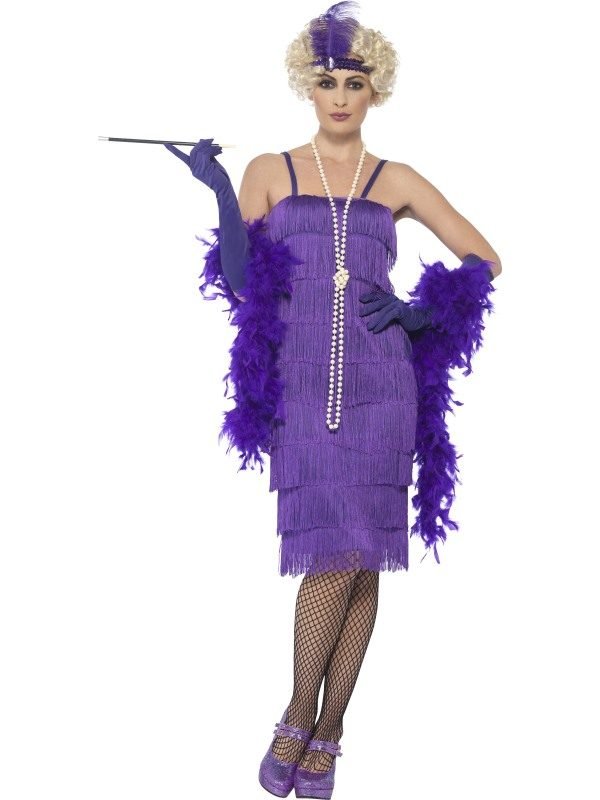 purple flapper costume