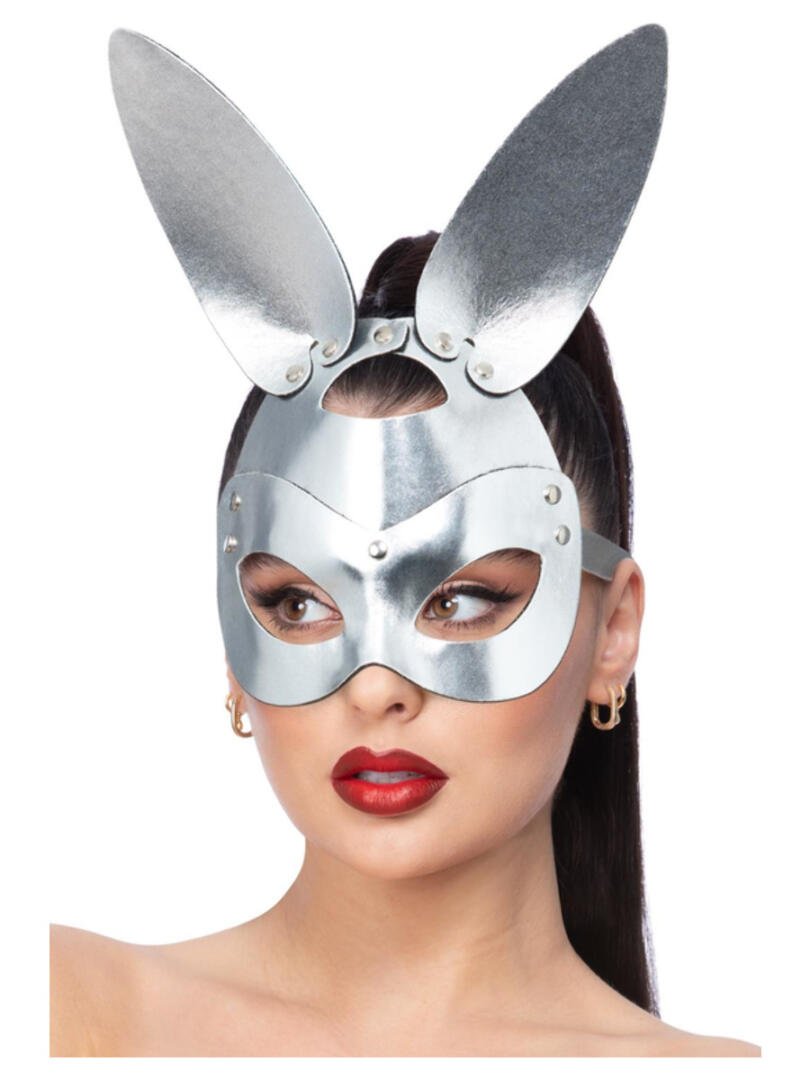 Rainbow Metallic Bunny Mask Fancy Dress Town, Superheroes & Halloween