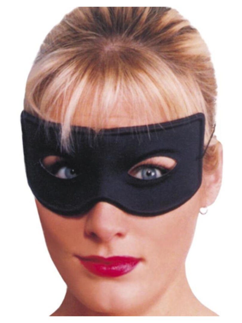 Bandit Eyemask, Black Fancy Dress Town, Superheroes & Halloween